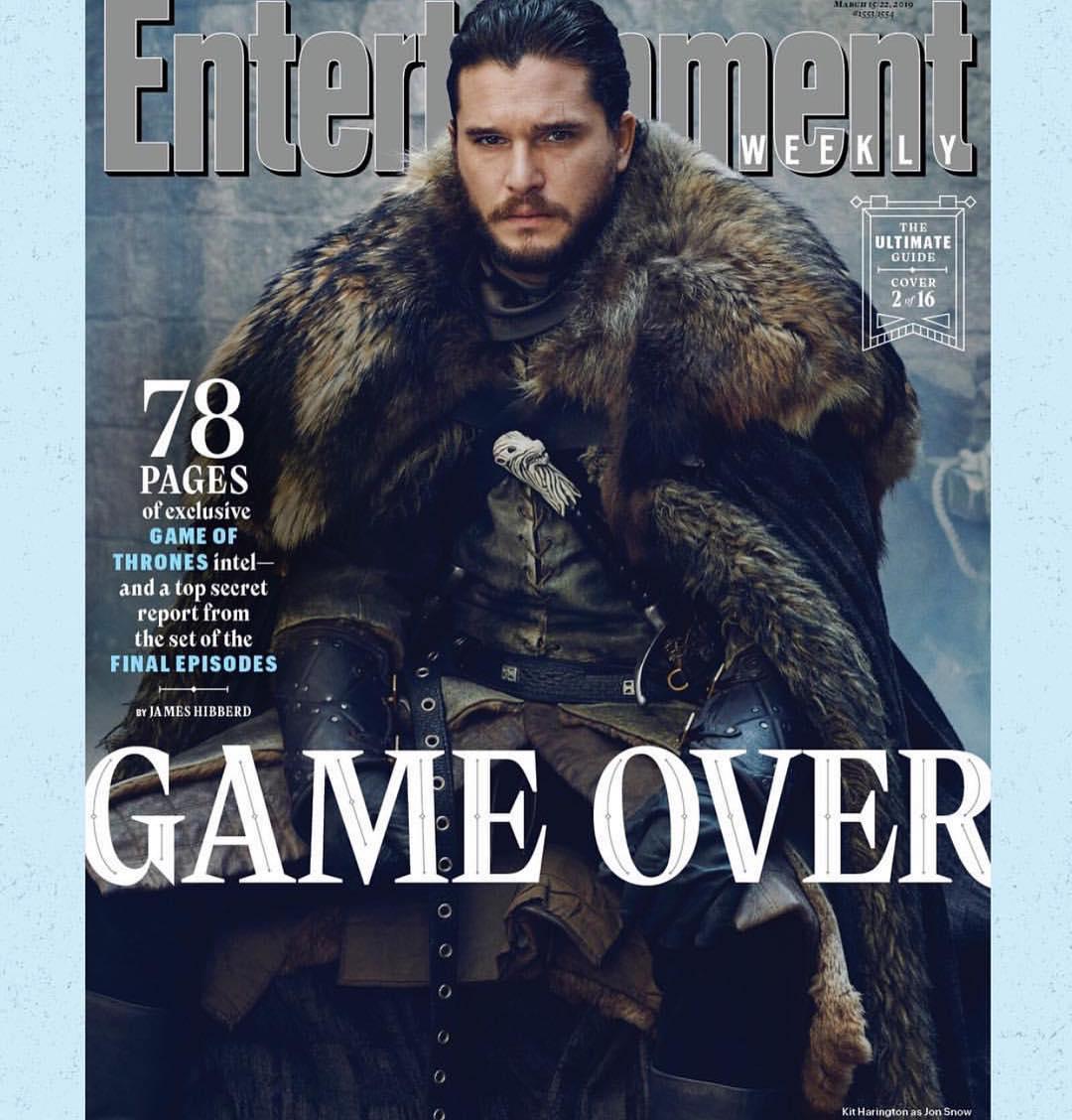 Герои финального сезона «Игры престолов» на обложке Entertainment Weekly