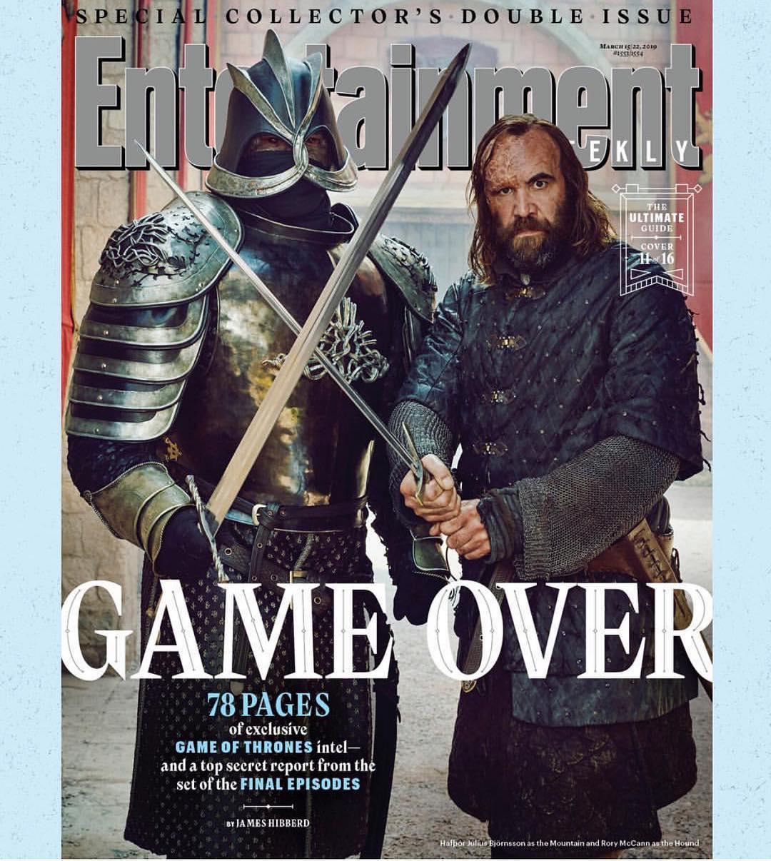 Герои финального сезона «Игры престолов» на обложке Entertainment Weekly