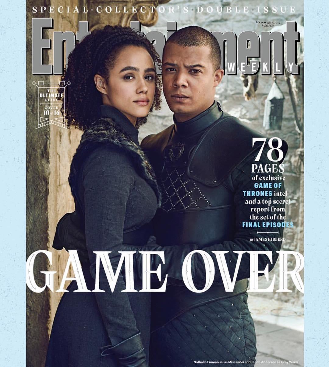 Герои финального сезона «Игры престолов» на обложке Entertainment Weekly