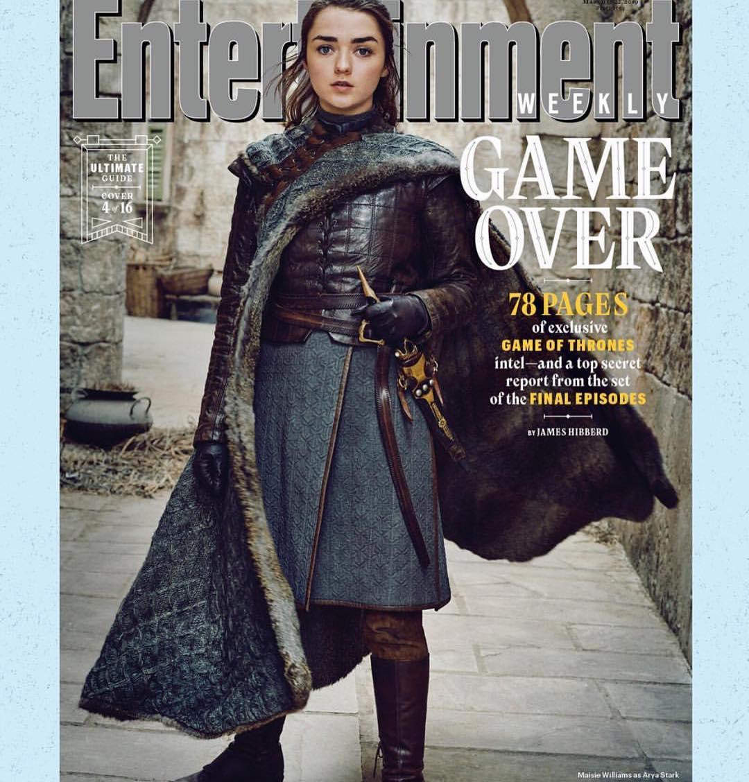 Герои финального сезона «Игры престолов» на обложке Entertainment Weekly